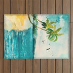 Palm Trees 1 Outdoor Rug Gallery Image 1