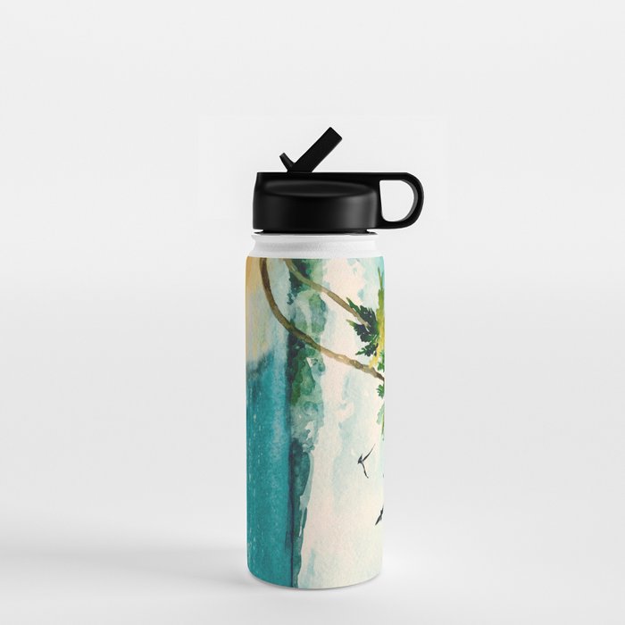 Palm Trees 1 Water Bottle Gallery Image 1