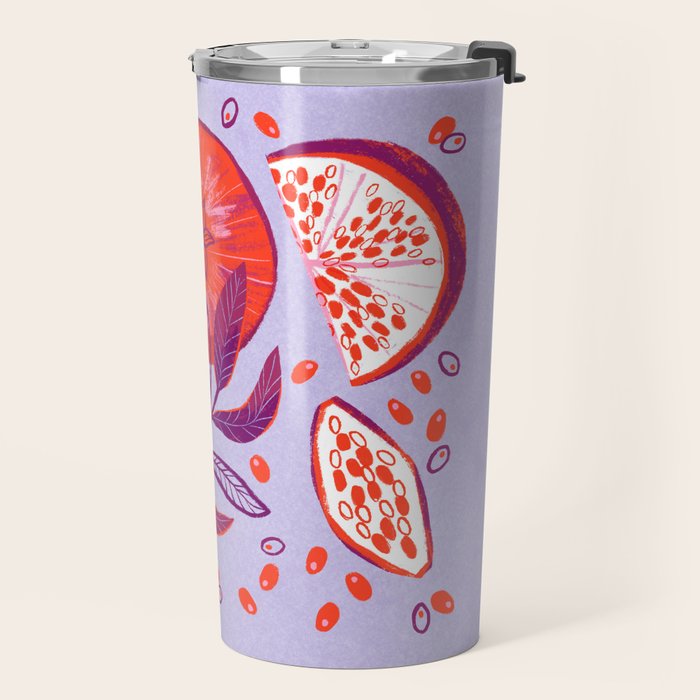 Pomegranate Fruit Still Life Travel Mug Gallery Image 2