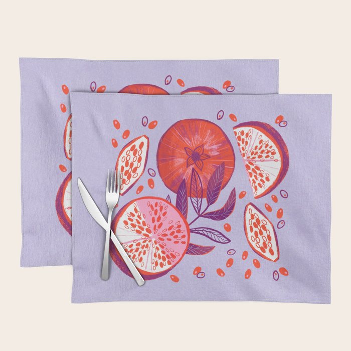 Pomegranate Fruit Still Life Placemat Gallery Image 1