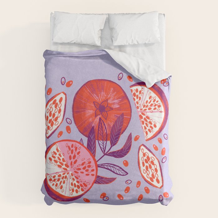 Pomegranate Fruit Still Life Duvet Cover Gallery Image 1