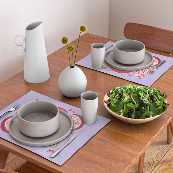 Pomegranate Fruit Still Life Placemat Gallery Image 2