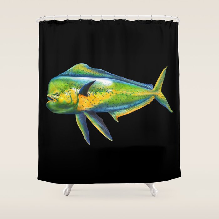 Mahi Mahi Shower Curtain Gallery Image 1