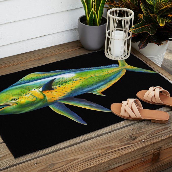 Mahi Mahi Outdoor Rug Gallery Image 2