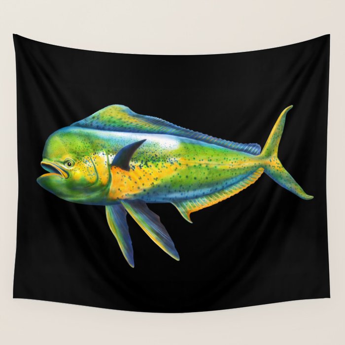 Mahi Mahi Wall Tapestry Gallery Image 4