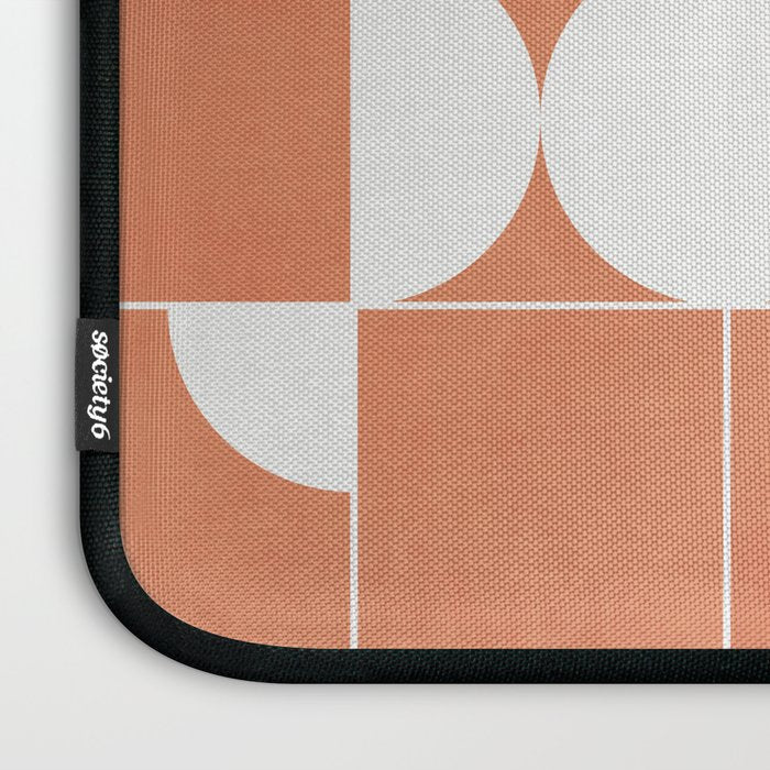 My Favorite Geometric Patterns No.14 - Coral Laptop Sleeve Gallery Image 3