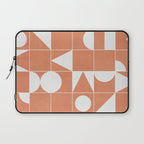 My Favorite Geometric Patterns No.14 - Coral Laptop Sleeve Gallery Image 1