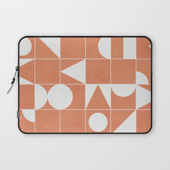 My Favorite Geometric Patterns No.14 - Coral Laptop Sleeve Gallery Image 1