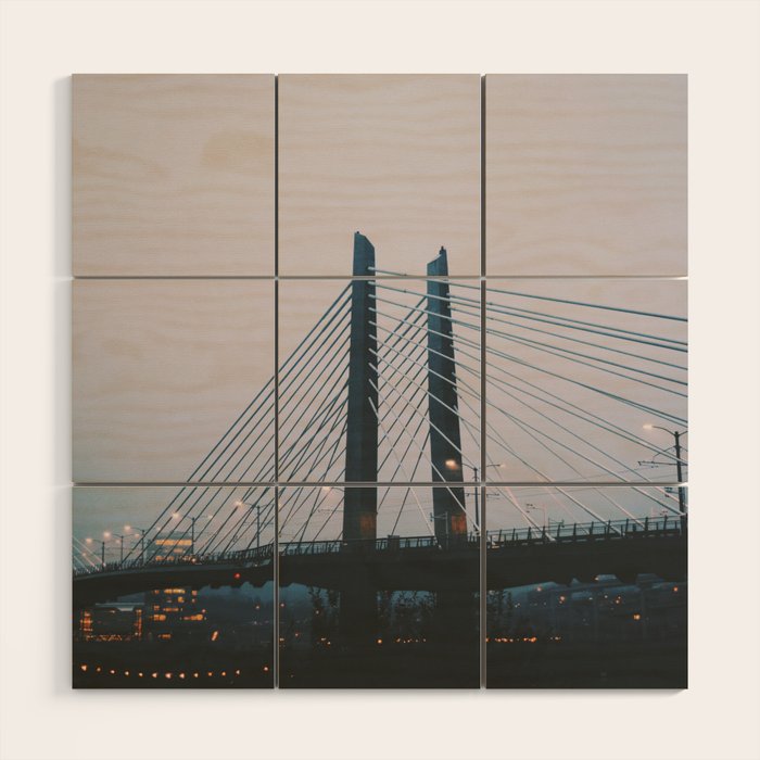 Tilikum Crossing Wood Wall Art Gallery Image 1