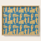 Roman Architecture Ancient Monuments and Italian Statues Serving Tray Gallery Image 1