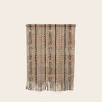 Burlap Mud Cloth Pattern  Wall Hanging Gallery Image 1