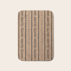 Burlap Mud Cloth Pattern  Bath Mat Gallery Image 1