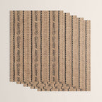 Burlap Mud Cloth Pattern  Wrapping Paper Gallery Image 3