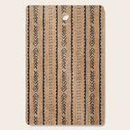 Burlap Mud Cloth Pattern  Cutting Board Gallery Image 1