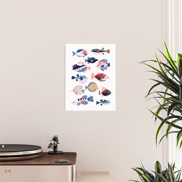 Tropical Fiji Fish Poster Gallery Image 2