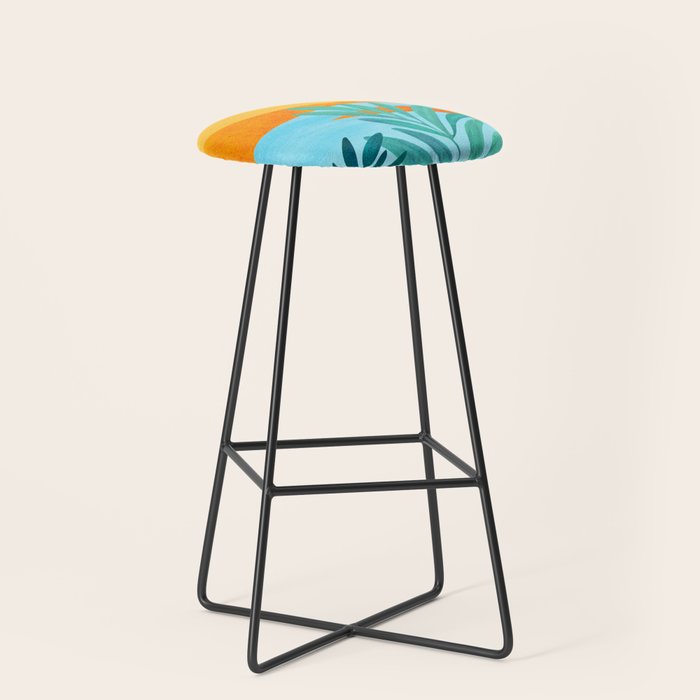 Summer Mountains Landscape Series Stool Gallery Image 1