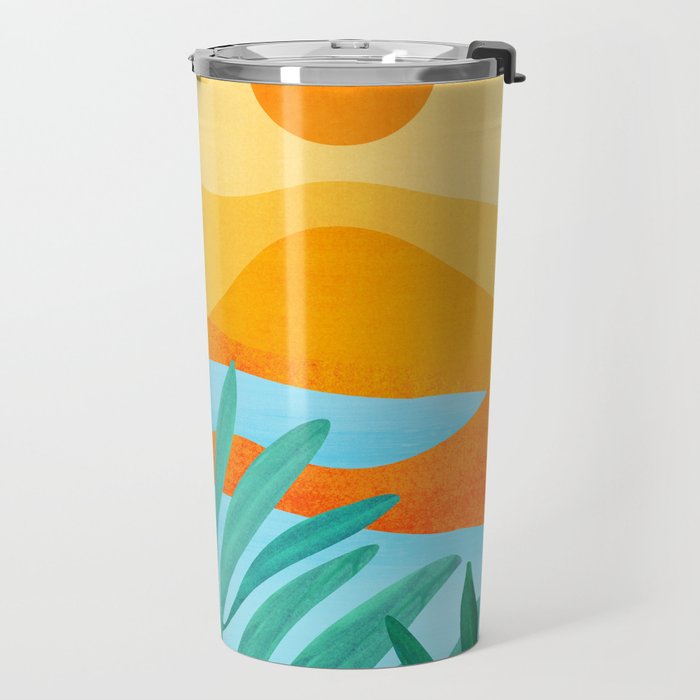 Summer Mountains Landscape Series Travel Mug Gallery Image 2
