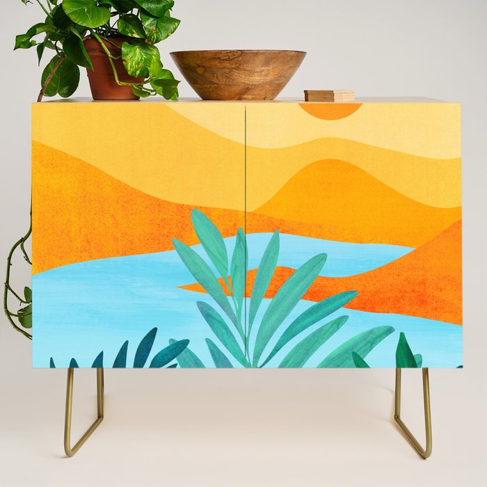 Summer Mountains Landscape Series Credenza Gallery Image 1