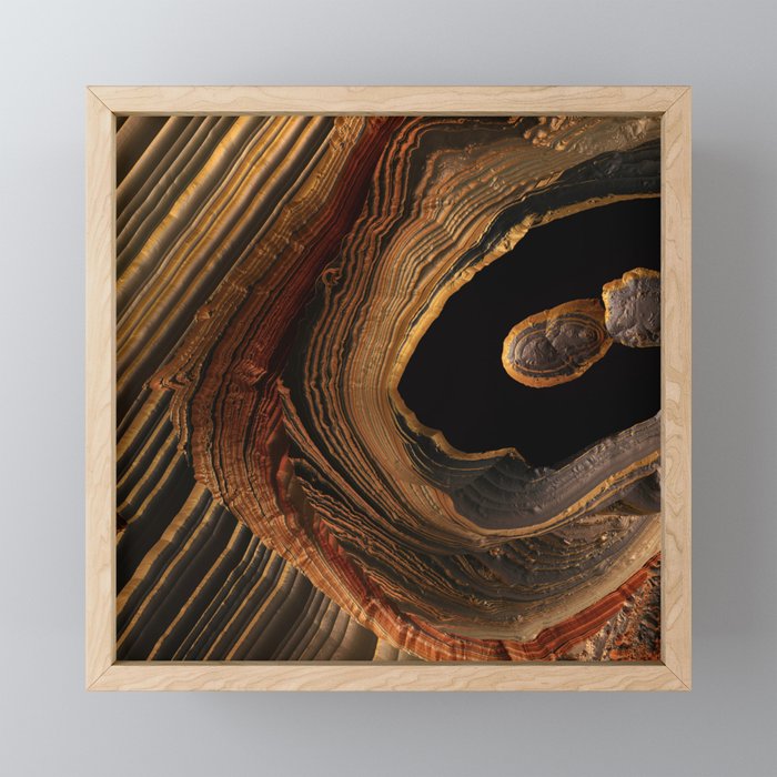 Tiger's Eye Canyon Mini Art Print Gallery Image 1