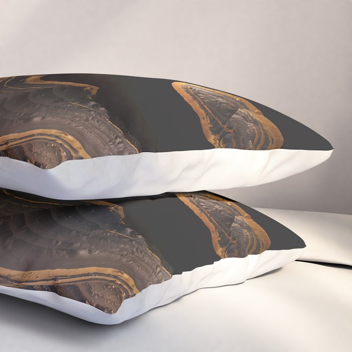 Tiger's Eye Canyon Pillow Sham Gallery Image 3