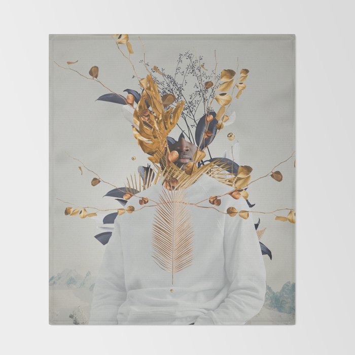 Silence and Simplicity Throw Blanket Gallery Image 2
