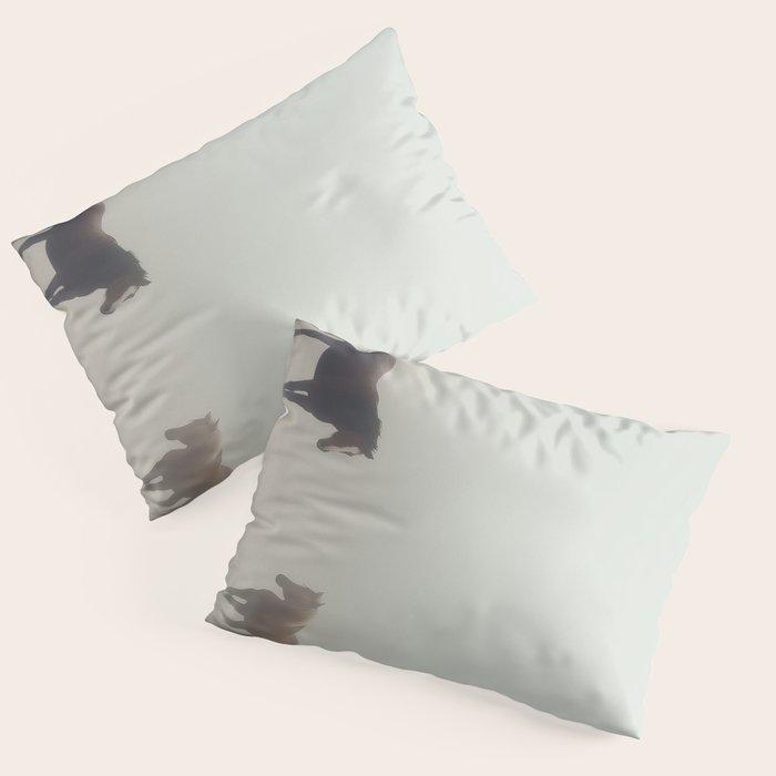 Horses in the Mist I Pillow Sham Gallery Image 3