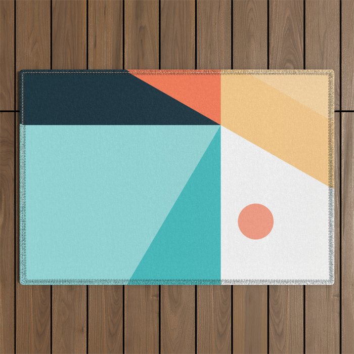 Geometric 1711 Outdoor Rug Gallery Image 1