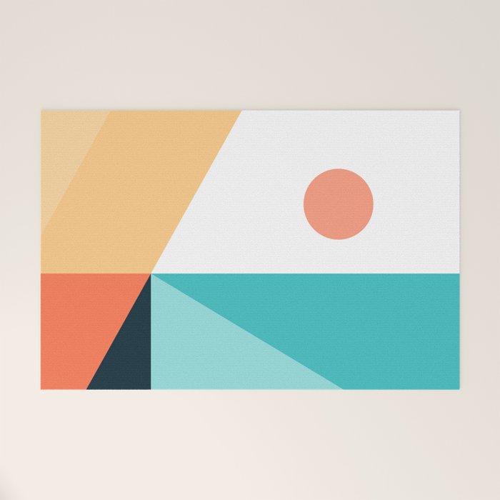 Geometric 1711 Welcome Mat Gallery Image 1
