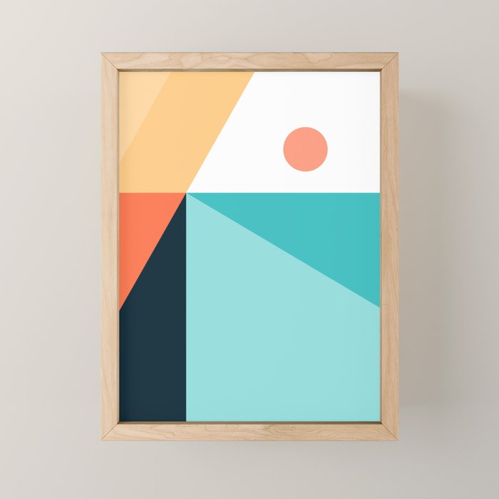 Geometric 1711 Mini Art Print Gallery Image 1