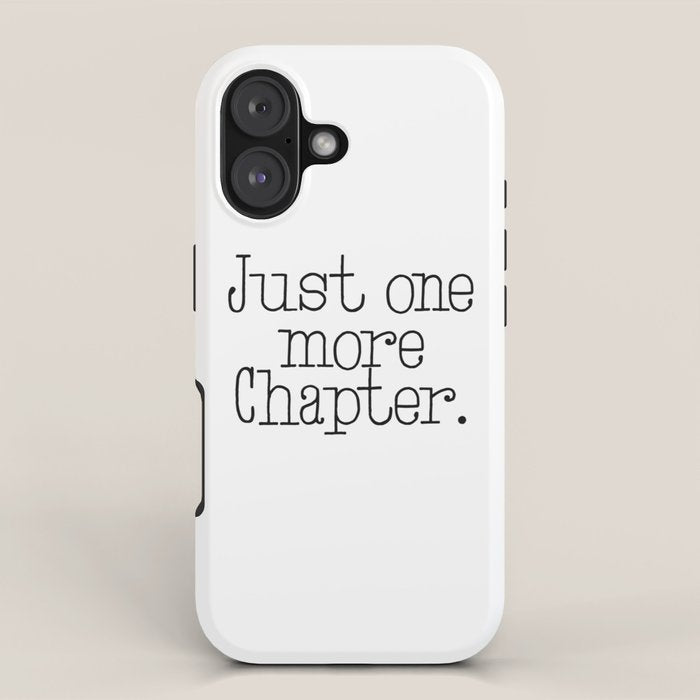 Just one more chapter iPhone Case Gallery Image 1