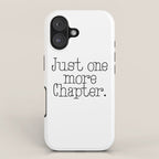 Just one more chapter iPhone Case Gallery Image 1