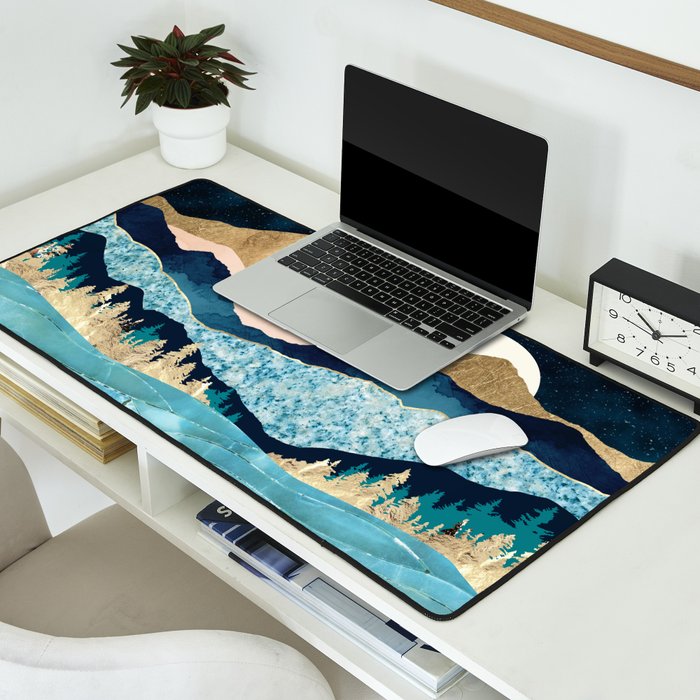 Midnight Ocean Desk Mat Gallery Image 2