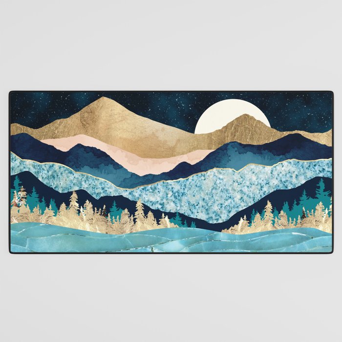 Midnight Ocean Desk Mat Gallery Image 3