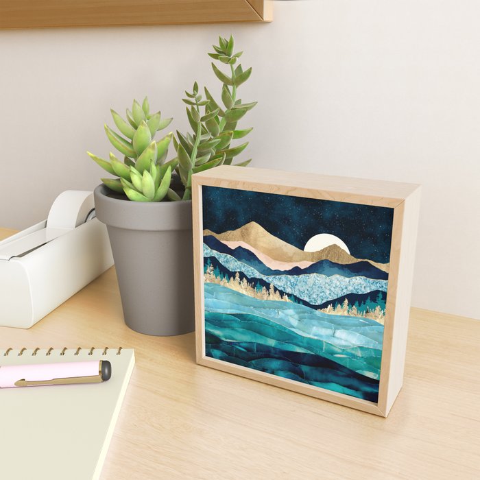 Midnight Ocean Mini Art Print Gallery Image 2