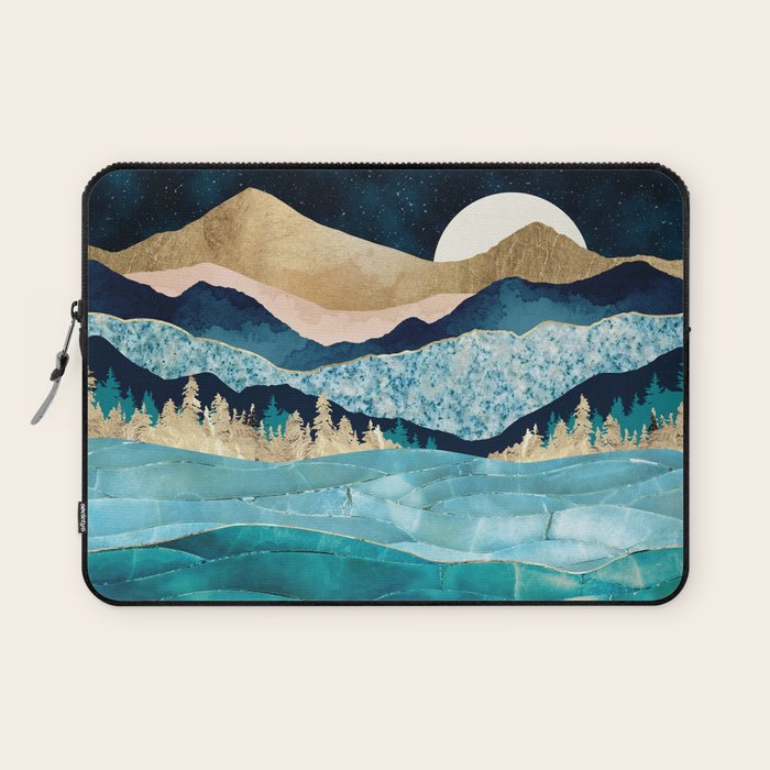Midnight Ocean Laptop Sleeve Gallery Image 1