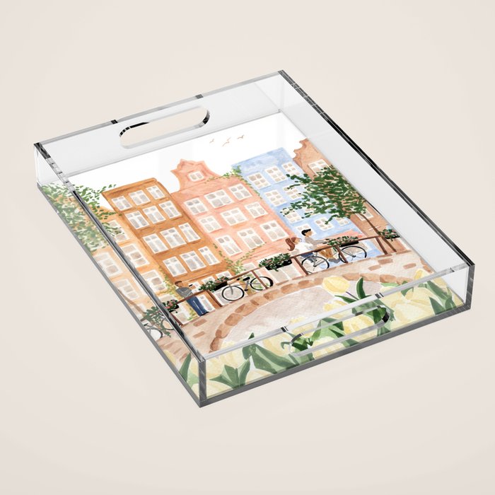 Amsterdam in the Spring Acrylic Tray Gallery Image 1