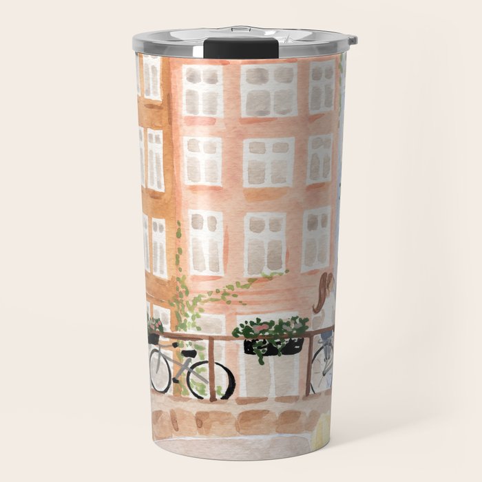 Amsterdam in the Spring Travel Mug Gallery Image 1
