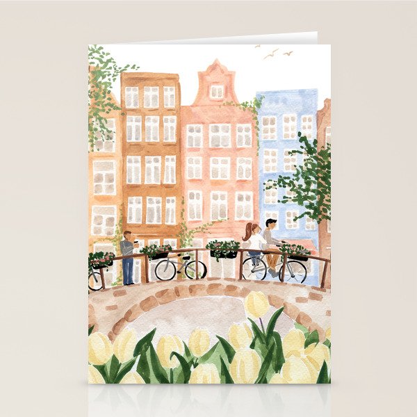 Amsterdam in the Spring Stationery Card Gallery Image 2