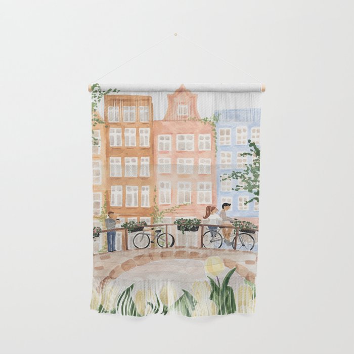 Amsterdam in the Spring Wall Hanging Gallery Image 1