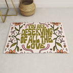 You Are Deserving Rug Gallery Image 1
