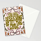 You Are Deserving Stationery Card Gallery Image 2