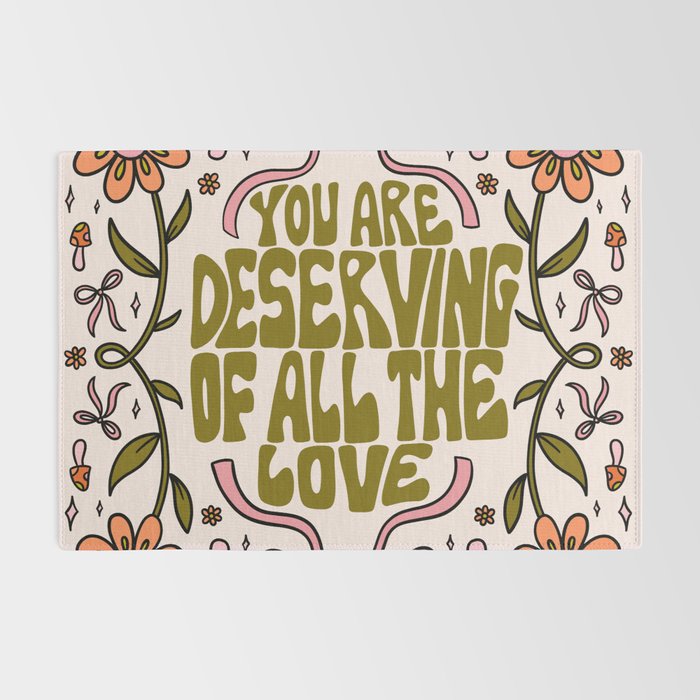 You Are Deserving Rug Gallery Image 2