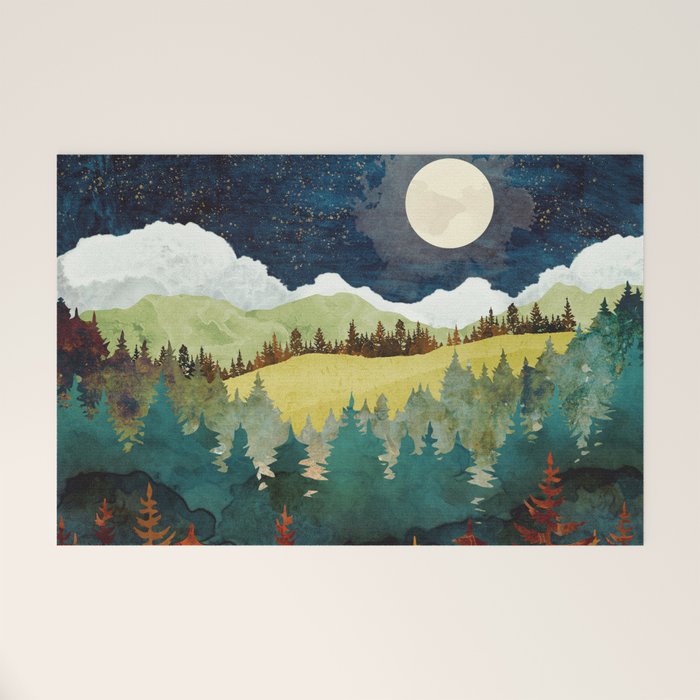 Autumn Moon Welcome Mat Gallery Image 1