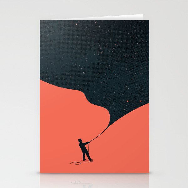 Night fills up the sky Stationery Card Gallery Image 1