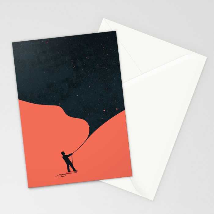 Night fills up the sky Stationery Card Gallery Image 2