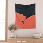 Night fills up the sky Wall Tapestry Gallery Image 2