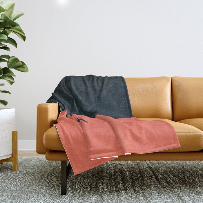 Night fills up the sky Throw Blanket Gallery Image 1