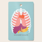 Hugs keep us alive Cutting Board Gallery Image 1
