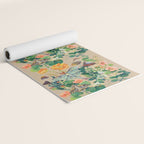 Floral Luna Moth Yoga Mat Gallery Image 2