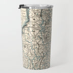 Vintage Map of Maine (1893) Travel Mug Gallery Image 3